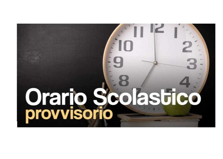 Scuola : nuovo orario provvisorio